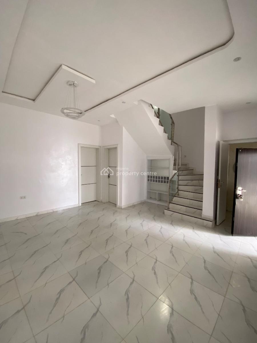 Brand New 4bedroom Terrace, Gated Estate By Blenco Supermarket  Before Shop Rite, Sangotedo, Ajah, Lagos, Terraced Duplex for Rent