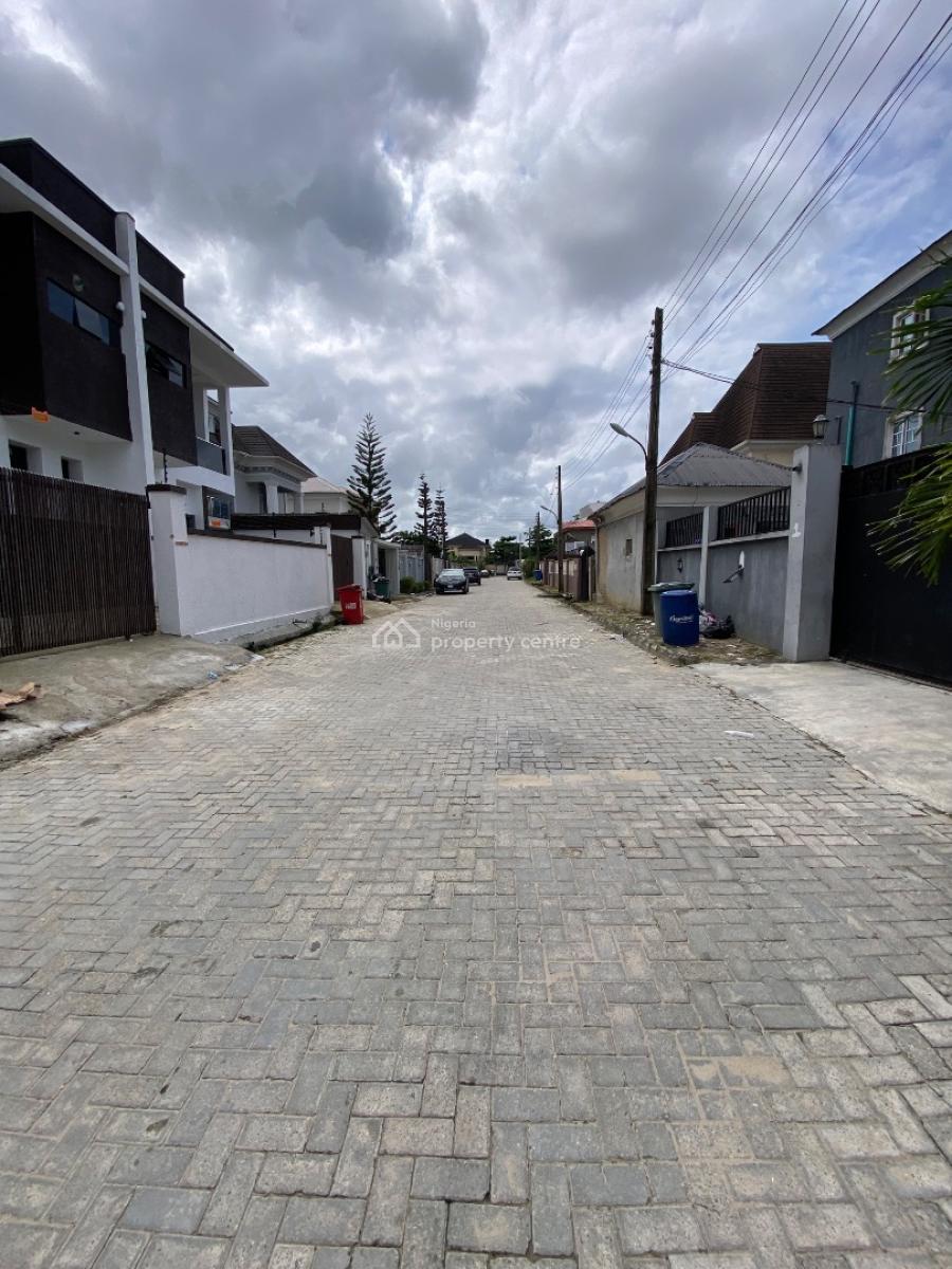 Brand New 4bedroom Terrace, Gated Estate By Blenco Supermarket  Before Shop Rite, Sangotedo, Ajah, Lagos, Terraced Duplex for Rent