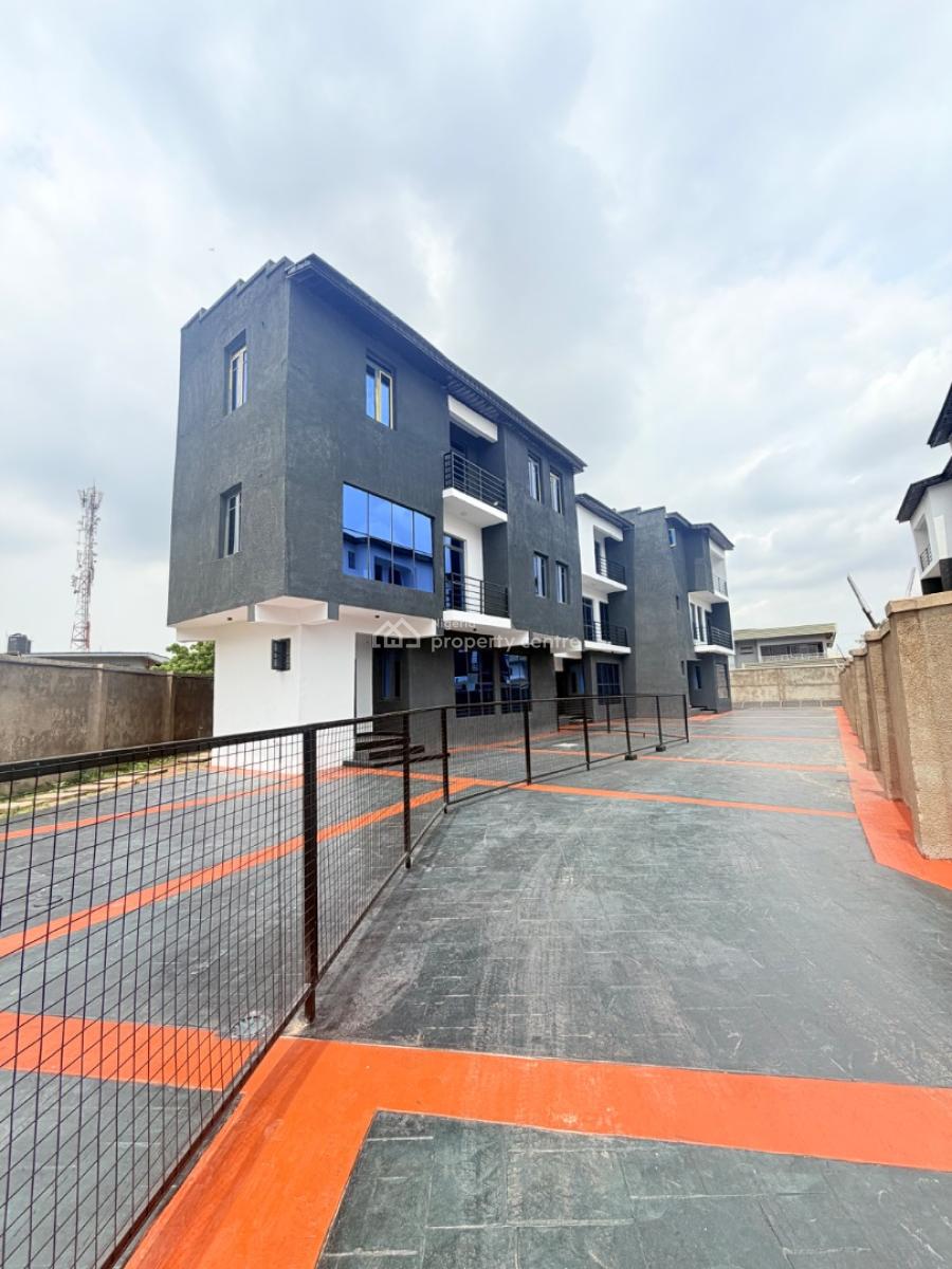 Spaciously Built 4 Bedroom Terrace Duplex with a Room Bq, Ogba, Ikeja, Lagos, Terraced Duplex for Sale