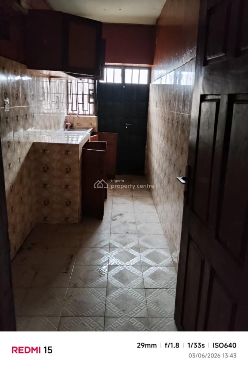 a Clean 3 Bedroom Flat. Ground Floor, Back Flat + Tile, Ajayi Road, Ogba, Ikeja, Lagos, House for Rent