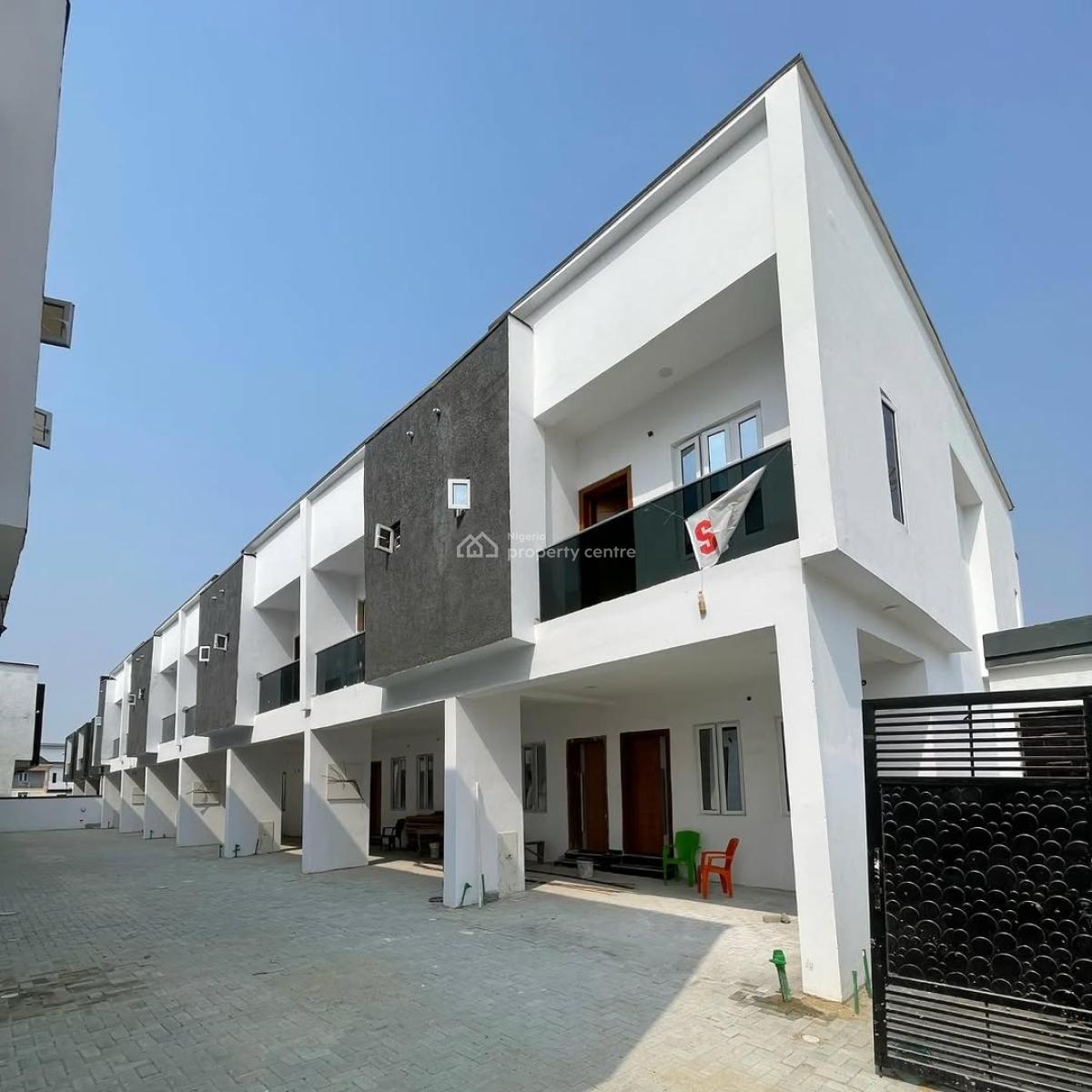 3 Bedroom Terrace with En-suite Rooms, Ajah, Lagos, Terraced Duplex for Sale