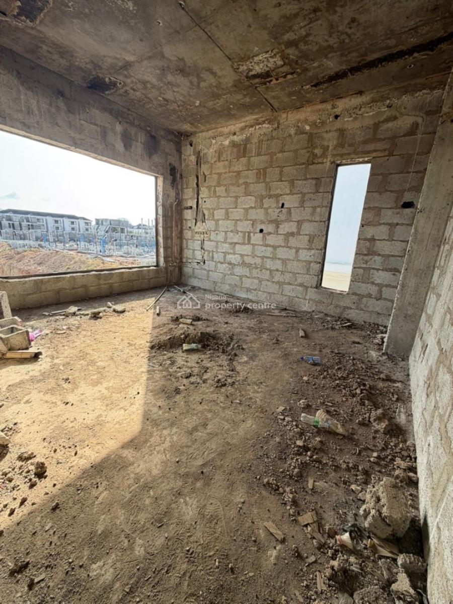 Massive 5 Bedrooms Semi Finished Detached Duplex, Bq , Pool, Gym, Serene and Well Secured Neighborhood, Lugbe District, Abuja, Detached Duplex for Sale