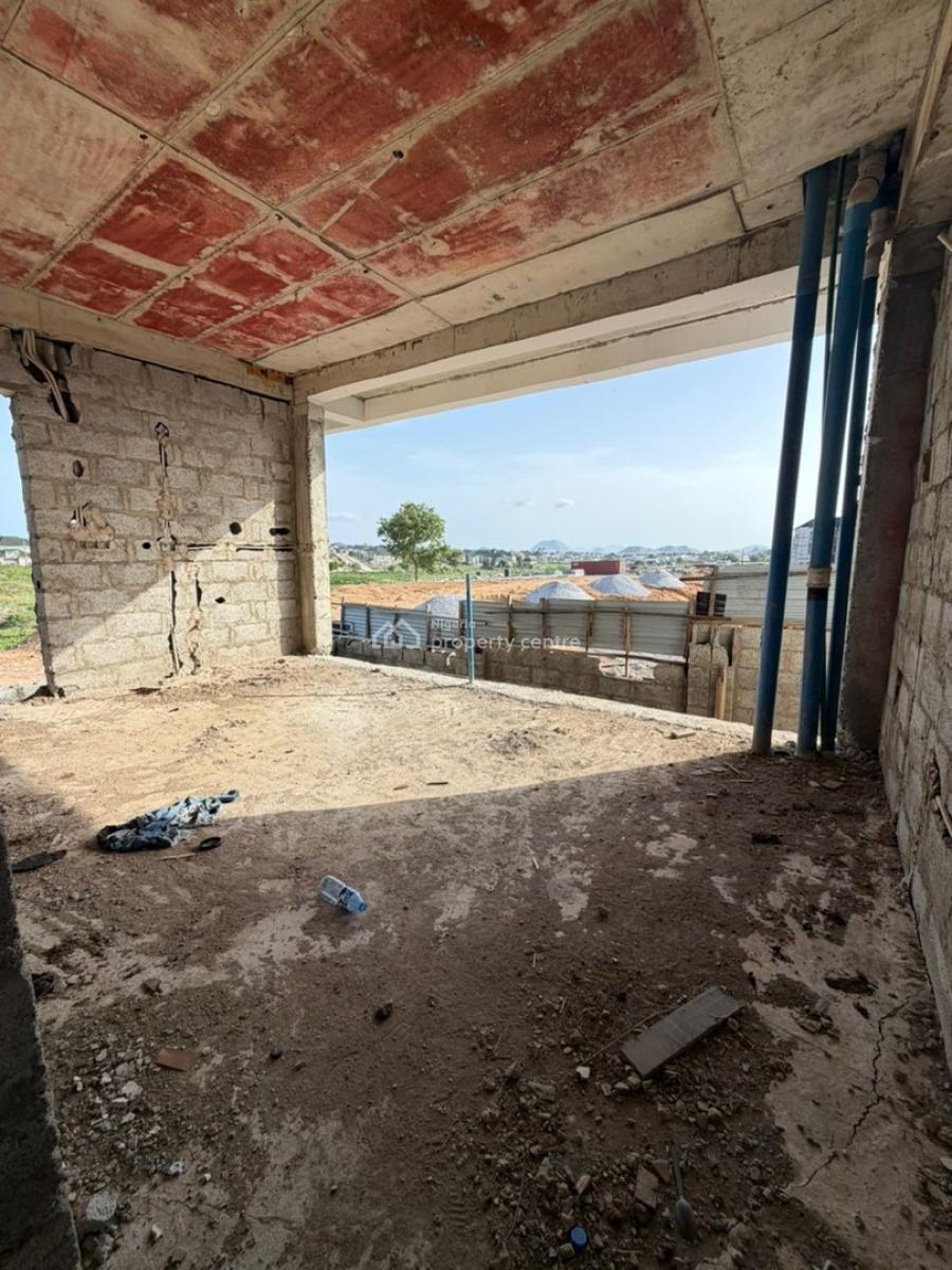 Massive 5 Bedrooms Semi Finished Detached Duplex, Bq , Pool, Gym, Serene and Well Secured Neighborhood, Lugbe District, Abuja, Detached Duplex for Sale