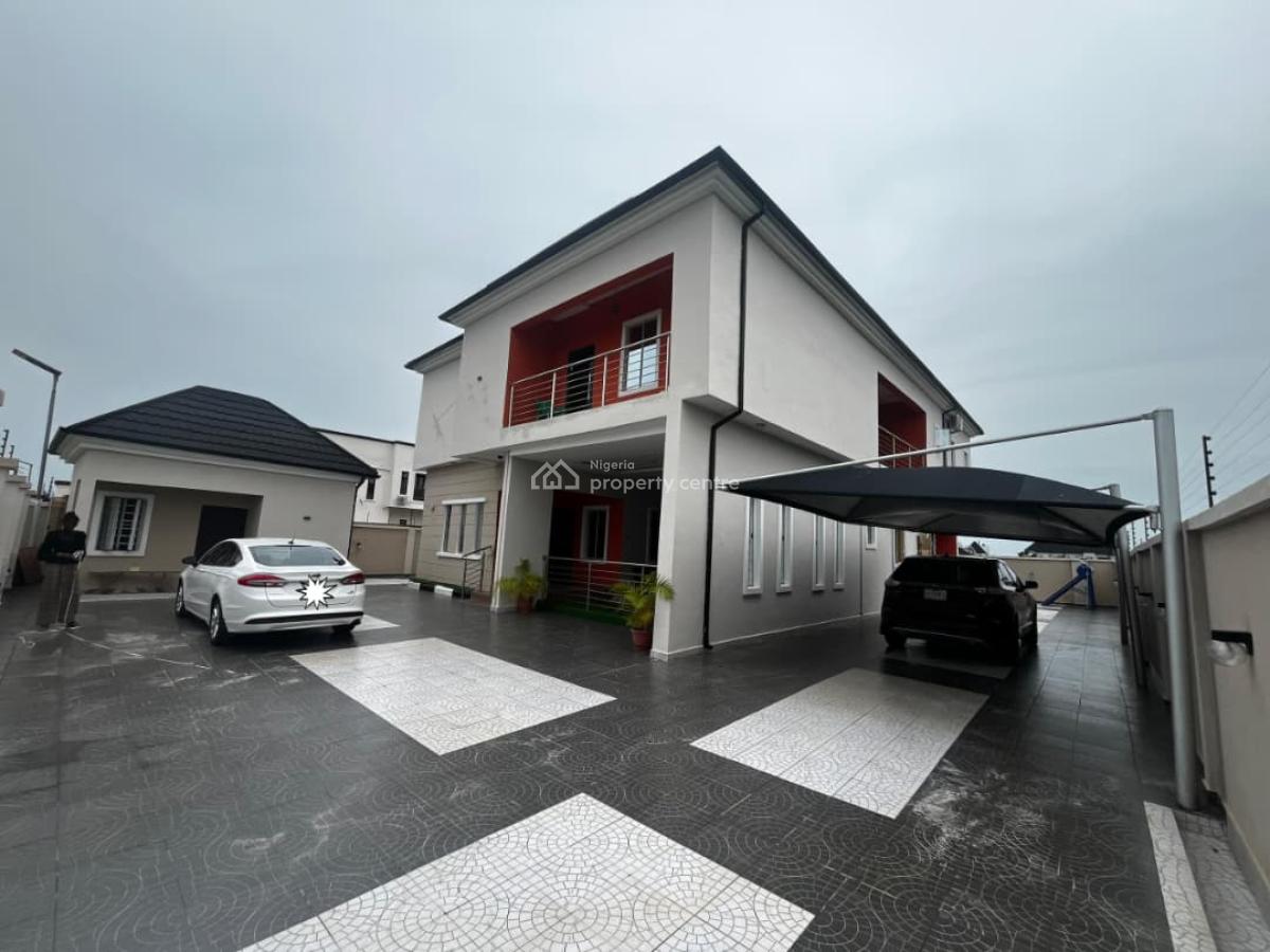 Well Finished 4-bedroom Fully Detached Duplex + Bq with Furnitures, Abijo, Lekki, Lagos, Detached Duplex for Sale