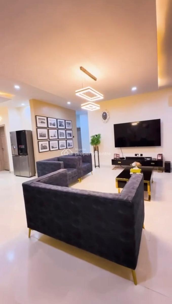 Luxury Furnished 3 Bedroom Apartment with Bq, Gilmore, Jahi, Abuja, Flat / Apartment for Rent