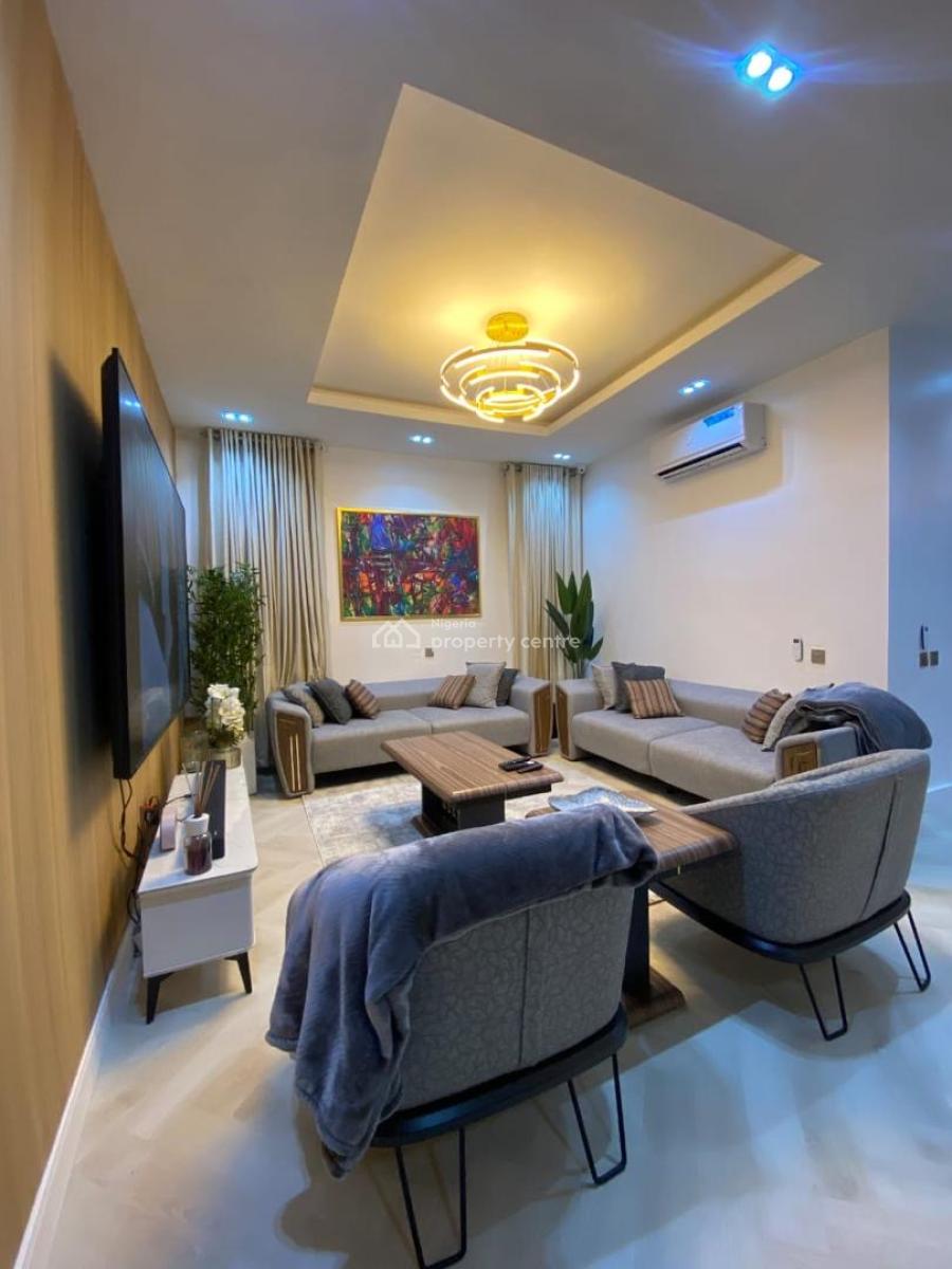 Fully Furnished 4 Bedroom Terrace with Bq, Off Admiralty Way, Lekki Phase 1, Lekki, Lagos, Terraced Duplex for Rent
