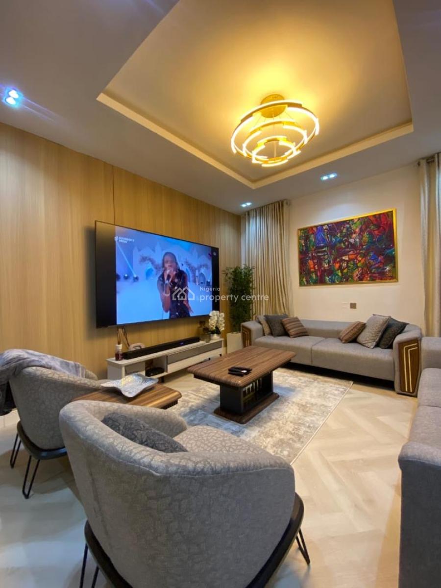 Fully Furnished 4 Bedroom Terrace with Bq, Off Admiralty Way, Lekki Phase 1, Lekki, Lagos, Terraced Duplex for Rent