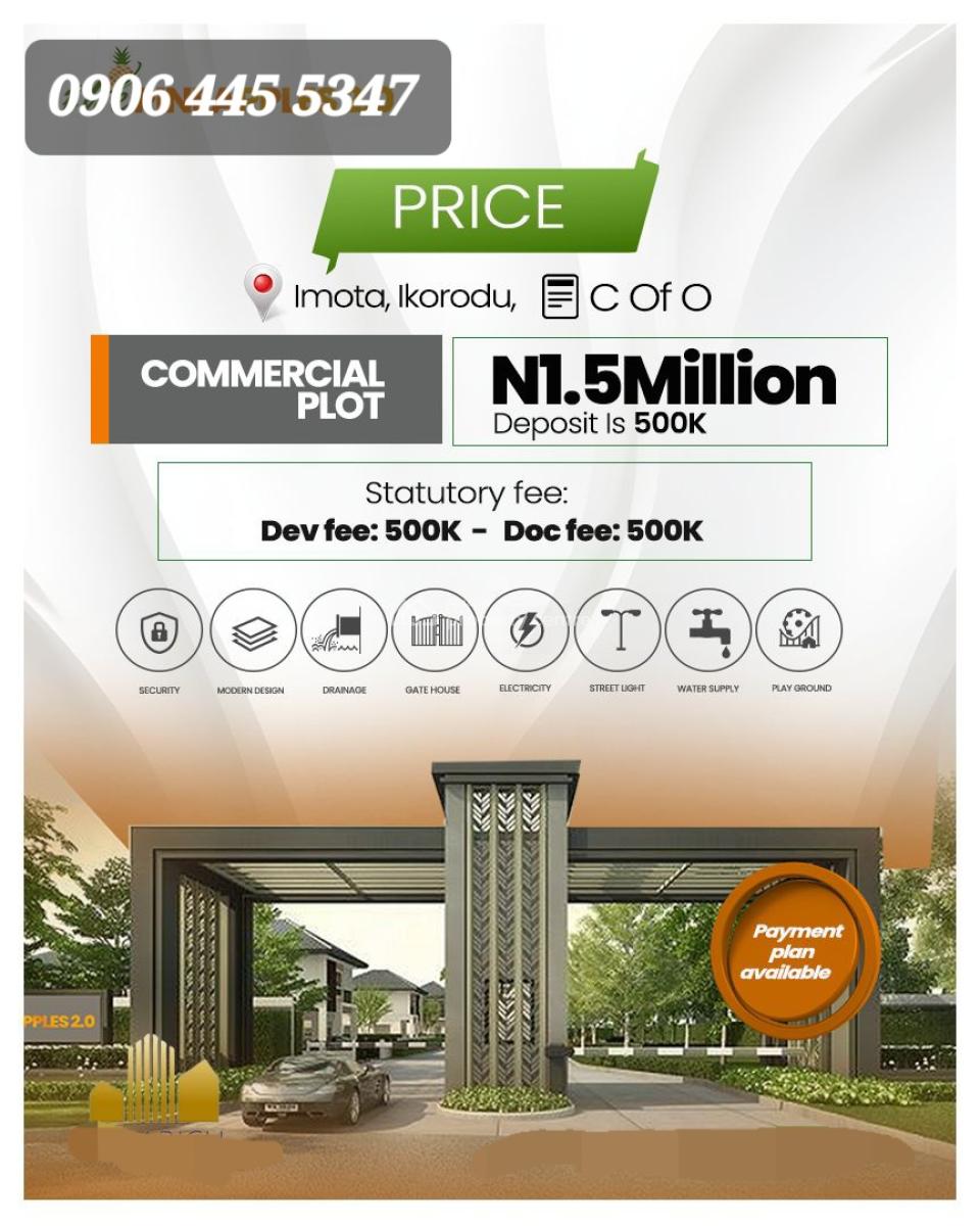 C of O Plots and Acres of Land, Imota, Ikorodu, Lagos, Residential Land for Sale