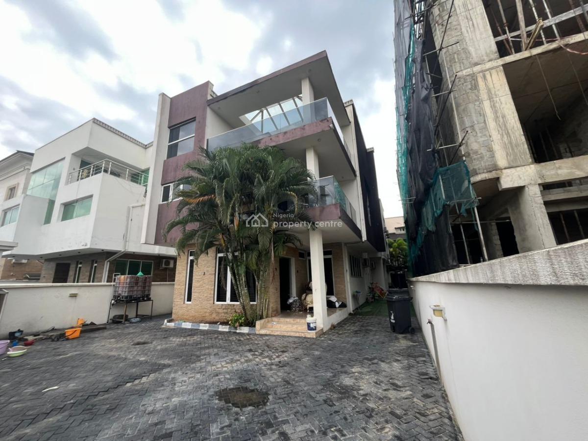 a Fully Detached Luxury 5 Bedroom House Plus 1 Room Service Quarters, 5th Avenue, Banana Island, Ikoyi, Lagos, Detached Duplex for Rent