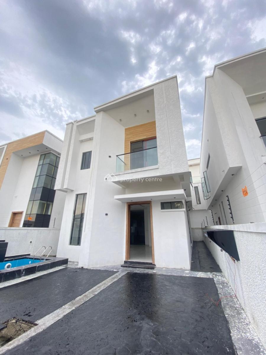 Newly Built 4 Bedroom Luxury Fully Detached Duplex with Bq and Pool, Chevron Toll Gate, Lekki, Lagos, Detached Duplex for Sale