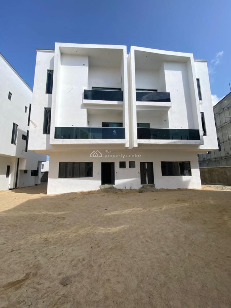 an Elegant 4 Bedroom Semi Detached Duplex with Bq in a Secure Estate., Osapa, Lekki, Lagos, Semi-detached Duplex for Sale