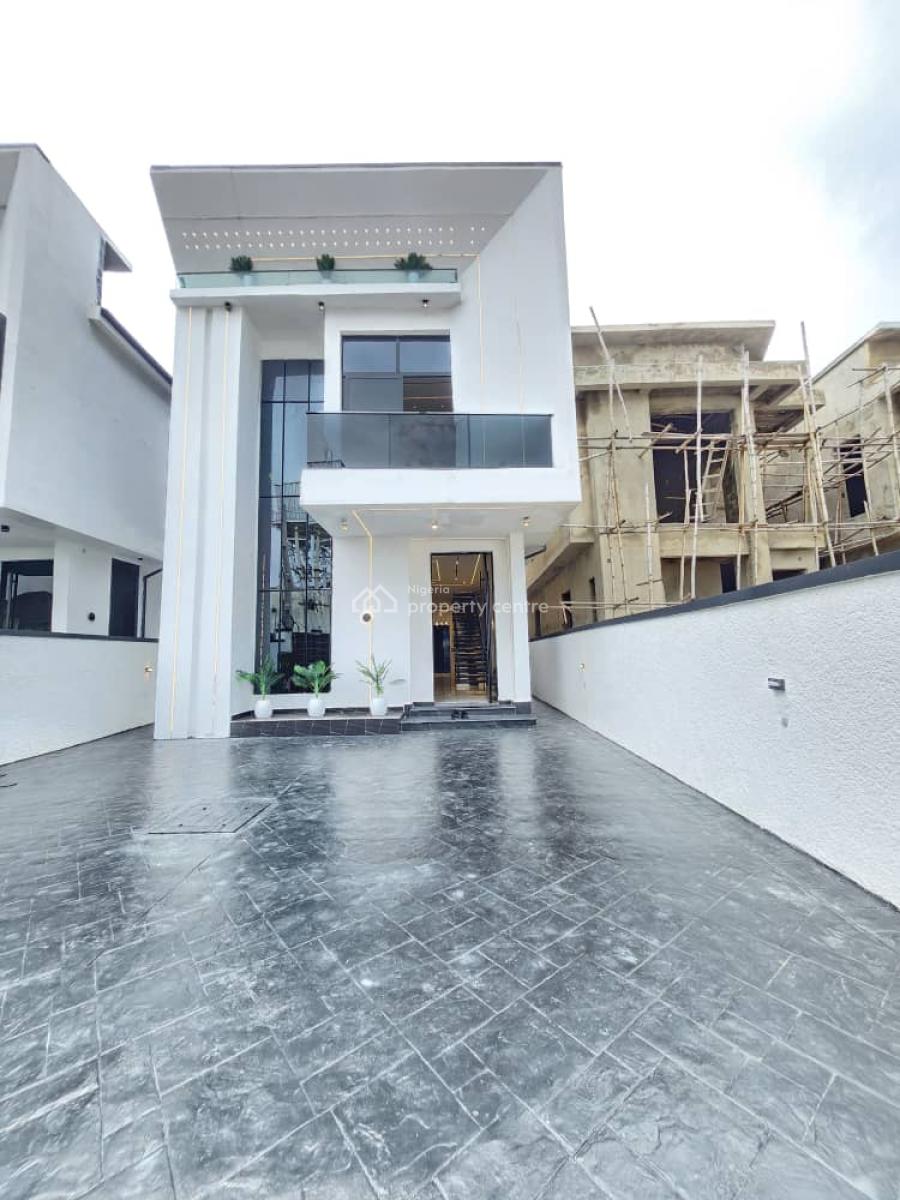 Contemporary 5 Bedroom Fully Detached with Swimming Pool, Chevron, Lekki, Lagos, Detached Duplex for Sale