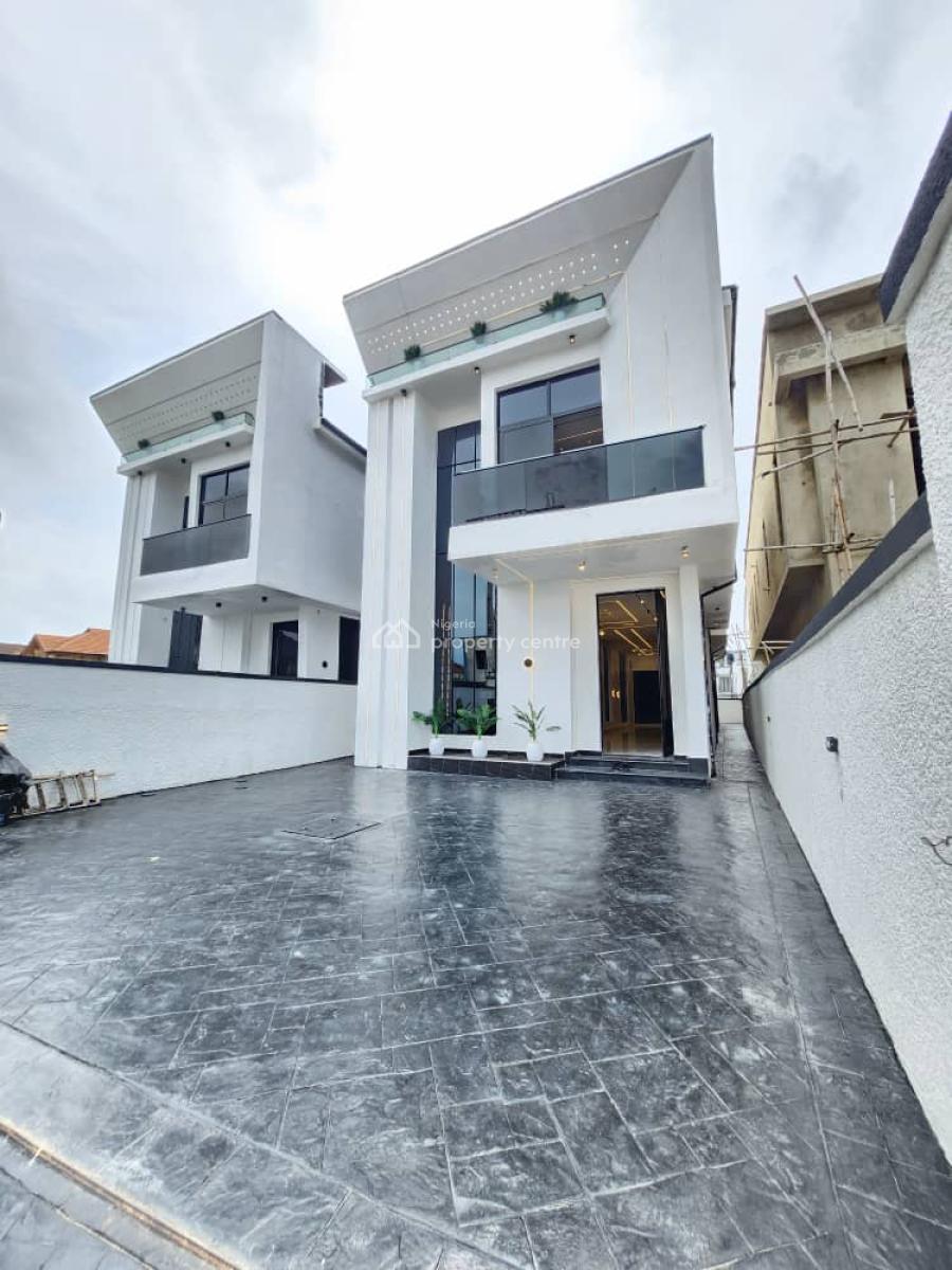 Contemporary 5 Bedroom Fully Detached with Swimming Pool, Chevron, Lekki, Lagos, Detached Duplex for Sale