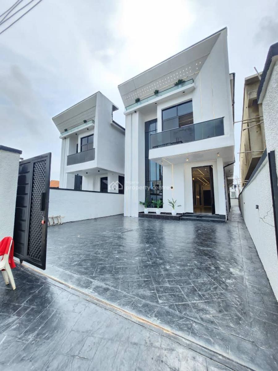 Contemporary 5 Bedroom Fully Detached with Swimming Pool, Chevron, Lekki, Lagos, Detached Duplex for Sale