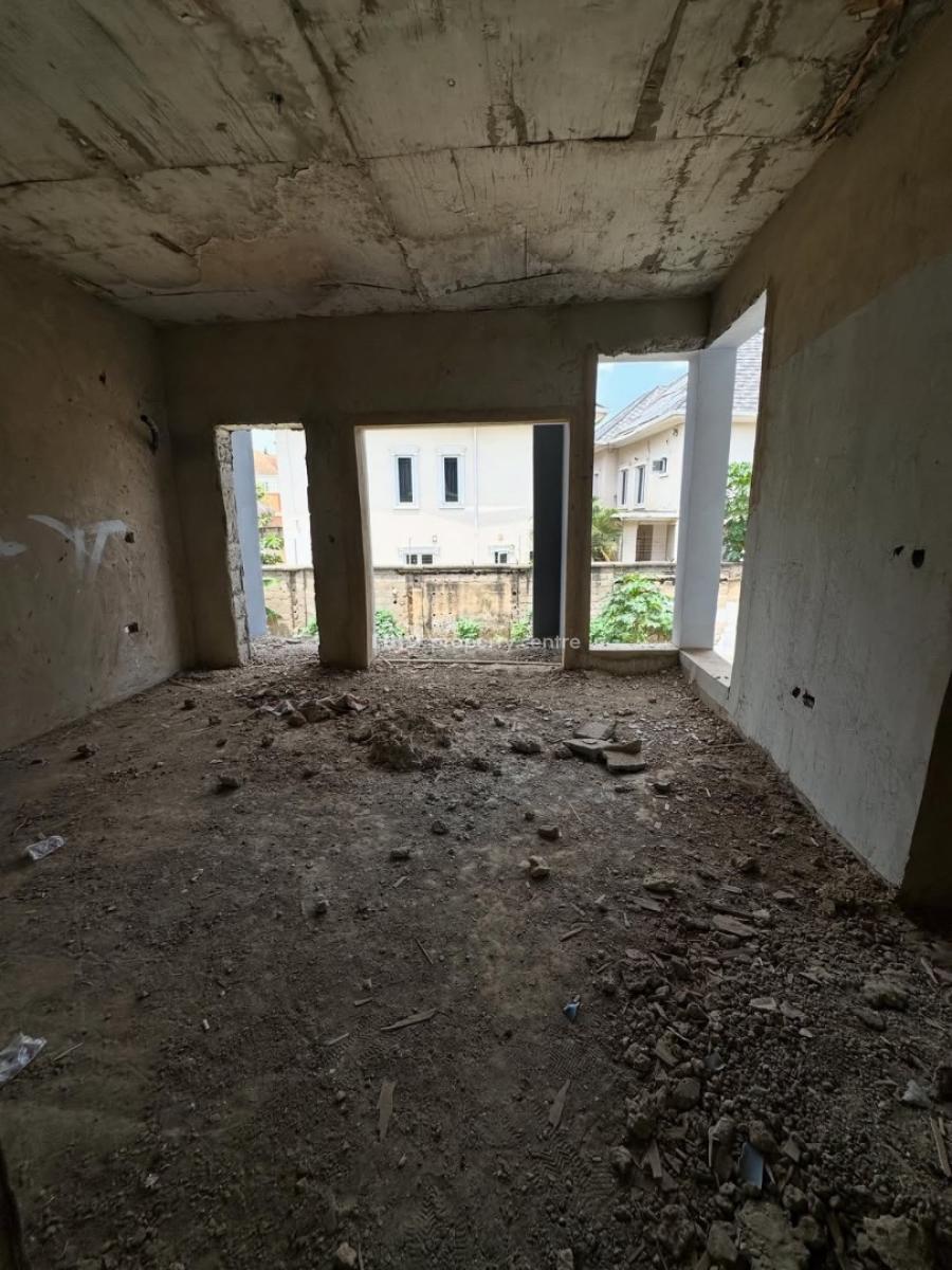 New 4 Bedroom Terrace Duplex + Boys Quarters  (semi Finished), Gude, Apo, Abuja, Terraced Duplex for Sale