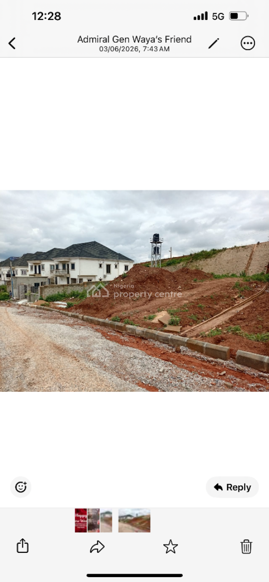 1,400m2 Plot of Land, Admiralty Estate Asokoro, Asokoro District, Abuja, Residential Land for Sale