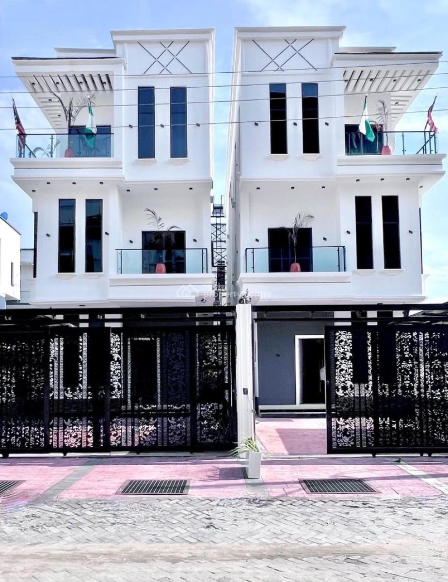 Luxurious 5 Bedroom Detached Swimming Pool Duplex with Bq, Secure Estate at Ikate, Ikate, Lekki, Lagos, Detached Duplex for Sale