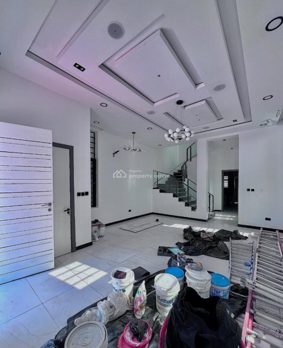 Luxurious 5 Bedroom Detached Swimming Pool Duplex with Bq, Secure Estate at Ikate, Ikate, Lekki, Lagos, Detached Duplex for Sale
