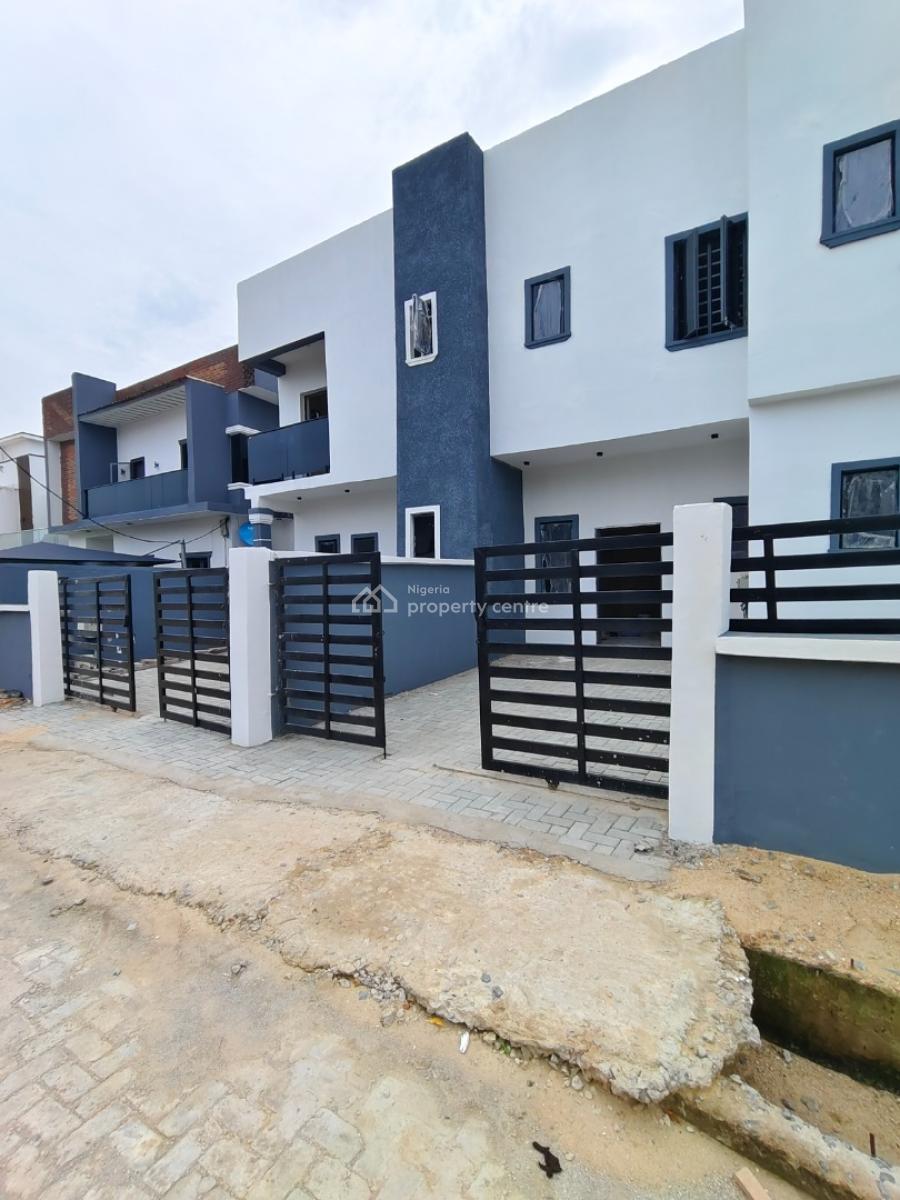 Brand New 4 Bedroom Semi Detached Duplex with Bq, Off Coaster Road, Ajah, Lagos, Semi-detached Duplex for Rent