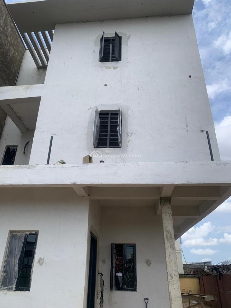 4-bedroom Semi-detached  Duplex in Its Final Stage, Gra, Ogudu, Lagos, Semi-detached Duplex for Sale