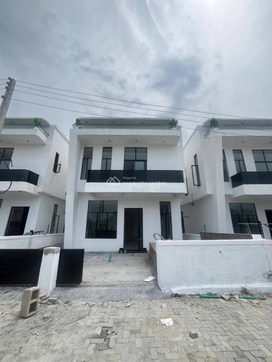 Newly Built 4 Bedroom Modern Fully Detached Duplex with Bq and Pool, Sangotedo, Sangotedo, Ajah, Lagos, Detached Duplex for Sale
