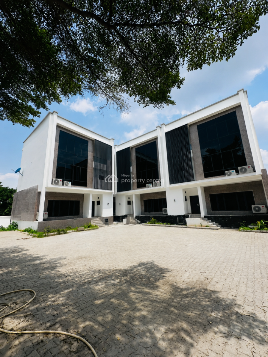 Newly Built 3 Bedroom Terrace Duplex with 2 Rooms Bq, Maitama District, Abuja, Terraced Duplex for Rent