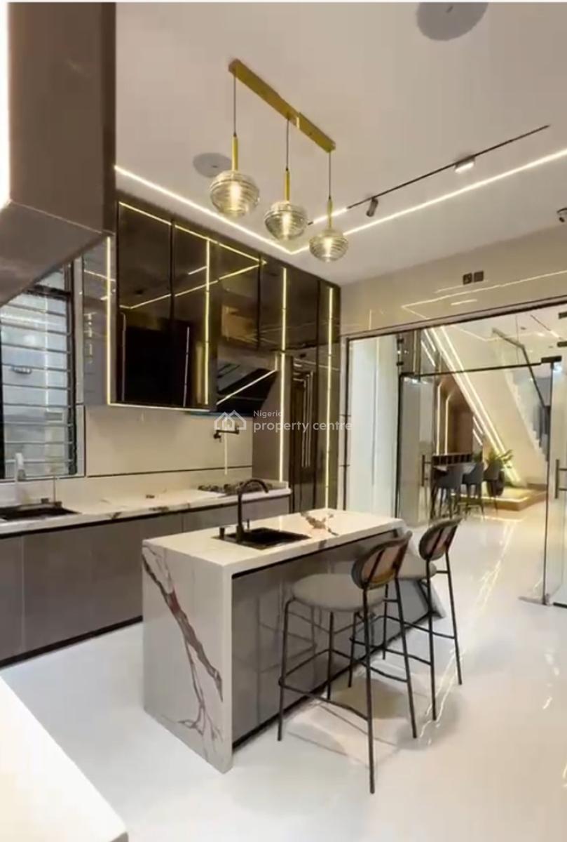 Luxurious 5 Bedroom Fully Detached-duplex, Chevron, Lekki, Lagos, Detached Duplex for Sale