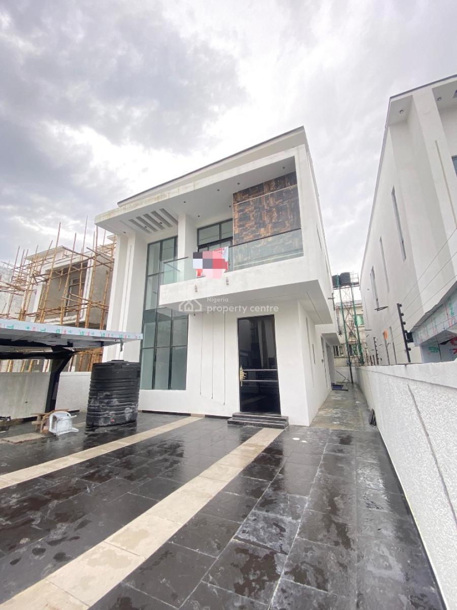Brand New 5 Bedroom Luxury Detached Smart Home with Bq, Cinema & Pool, Chevron Toll Gate, Lekki, Lagos, Detached Duplex for Sale