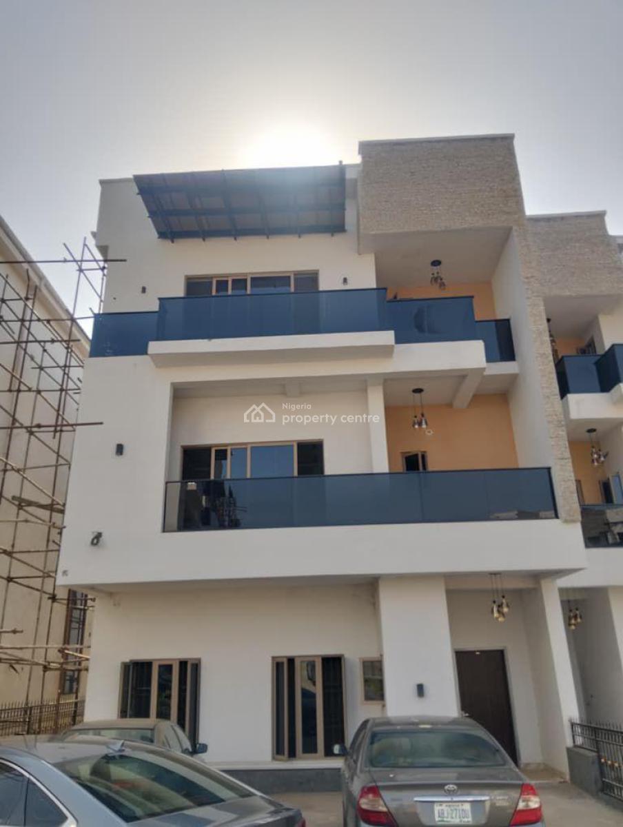 Newly Built 4 Bedroom Terrace Duplex with Bq, Dakibiyu, Jabi, Abuja, Terraced Duplex for Rent