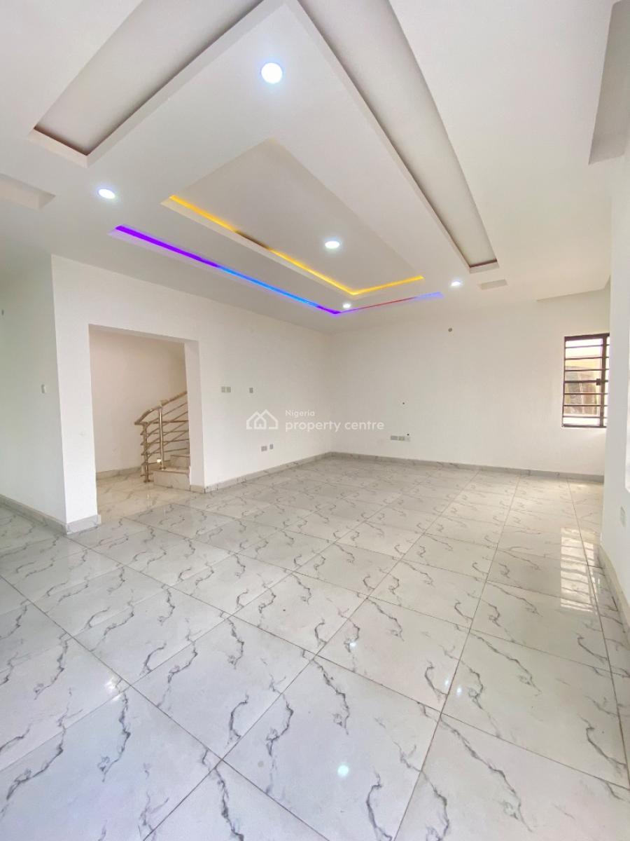 4 Bedroom Detached House with Study Room, General Paint, Sangotedo, Ajah, Lagos, Detached Duplex for Rent