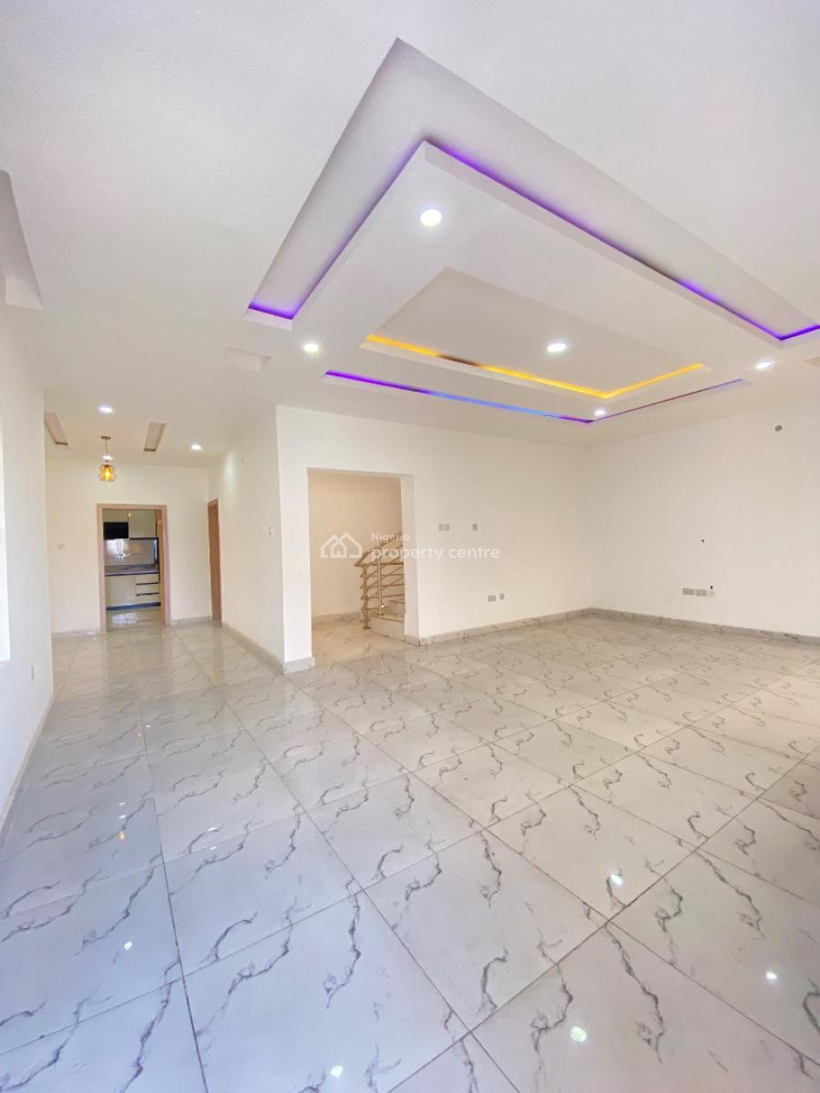 4 Bedroom Detached House with Study Room, General Paint, Sangotedo, Ajah, Lagos, Detached Duplex for Rent