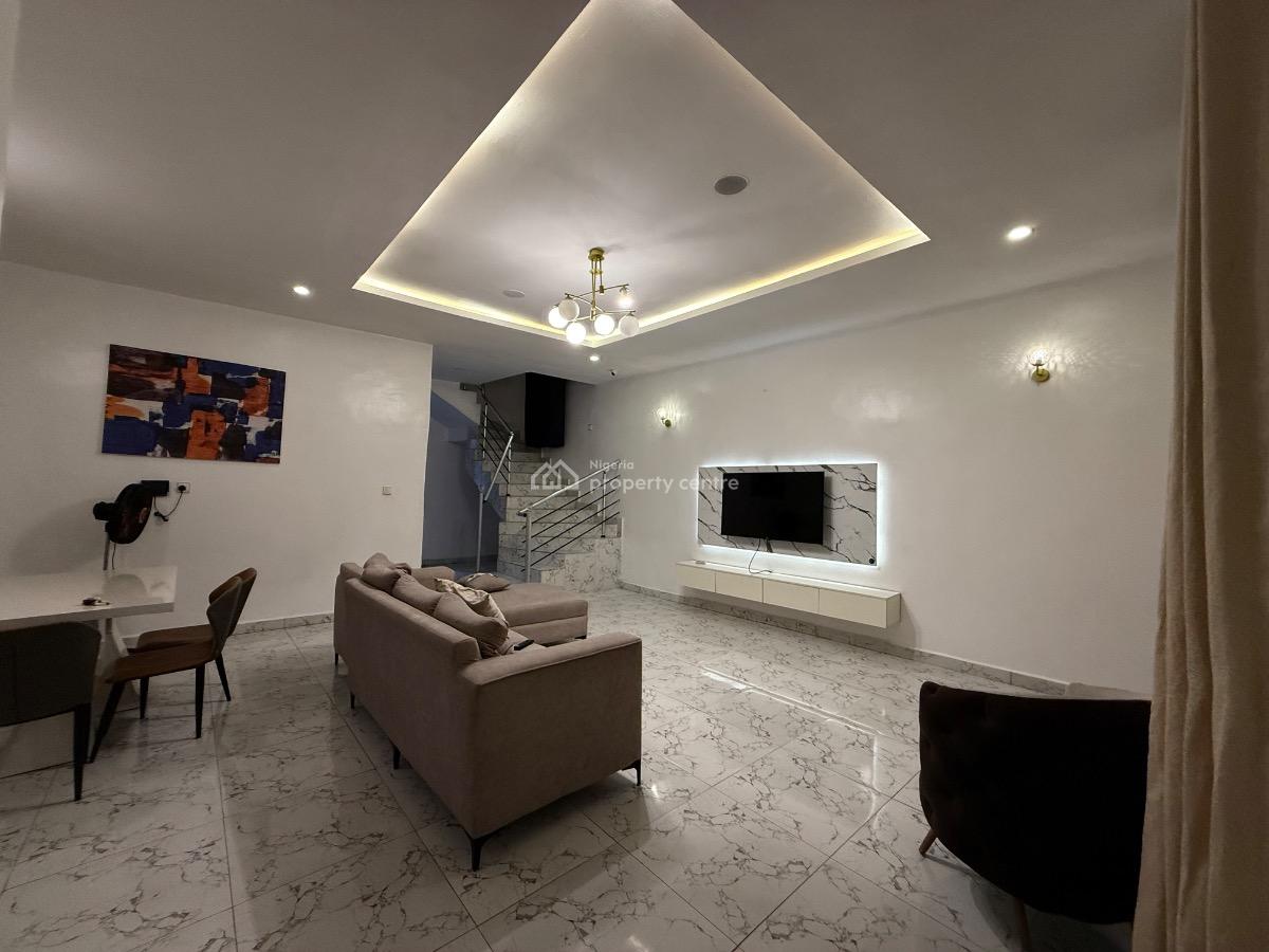 Tastefully Furnished 4 Bedroom Duplex, Beside Dominos Pizza, Agungi, Lekki, Lagos, House for Rent