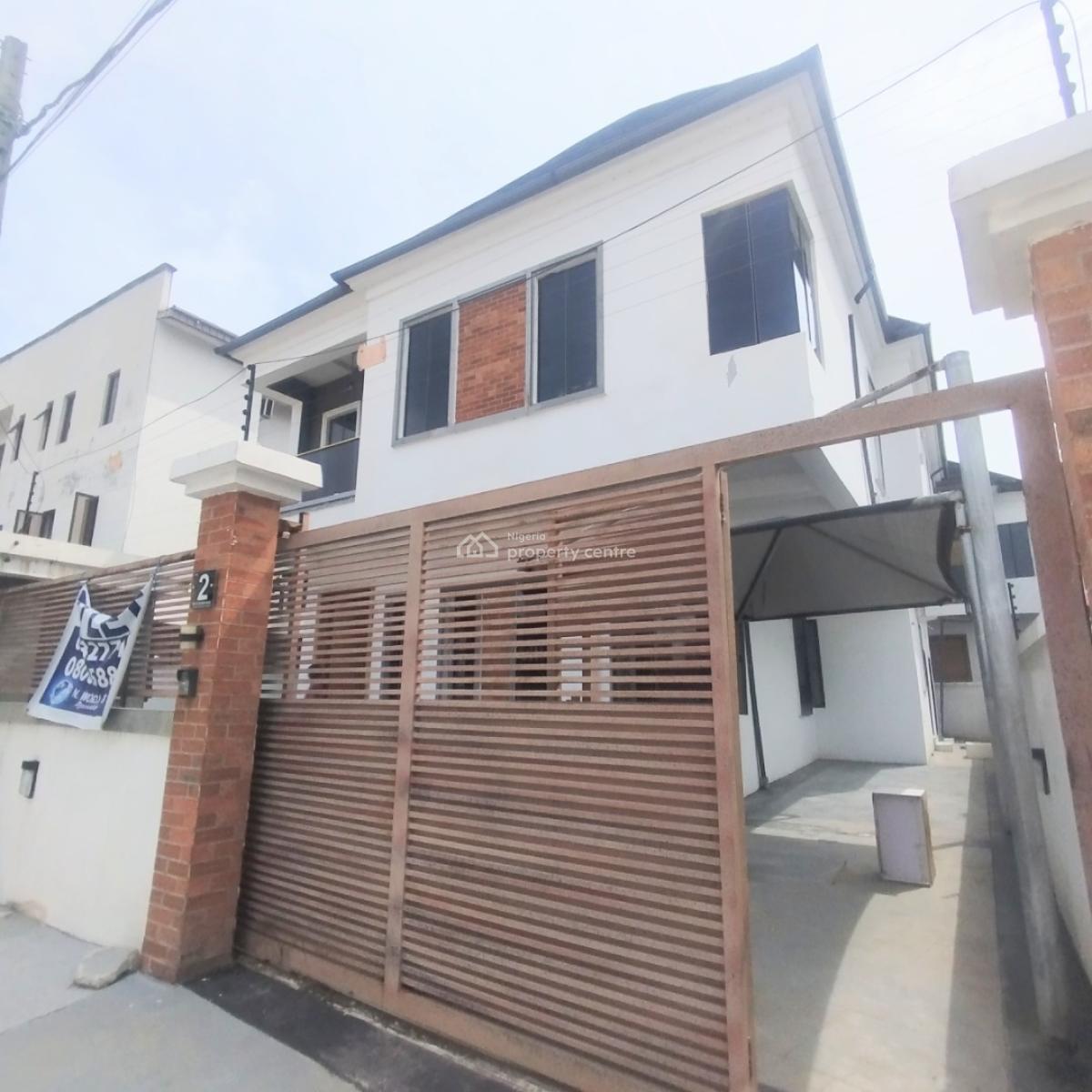 Elegant 5 Bedroom Fully Detached Duplex with Bq, Daniel Estate , Orchid Road, Lekki Expressway, Lekki, Lagos, Detached Duplex for Rent