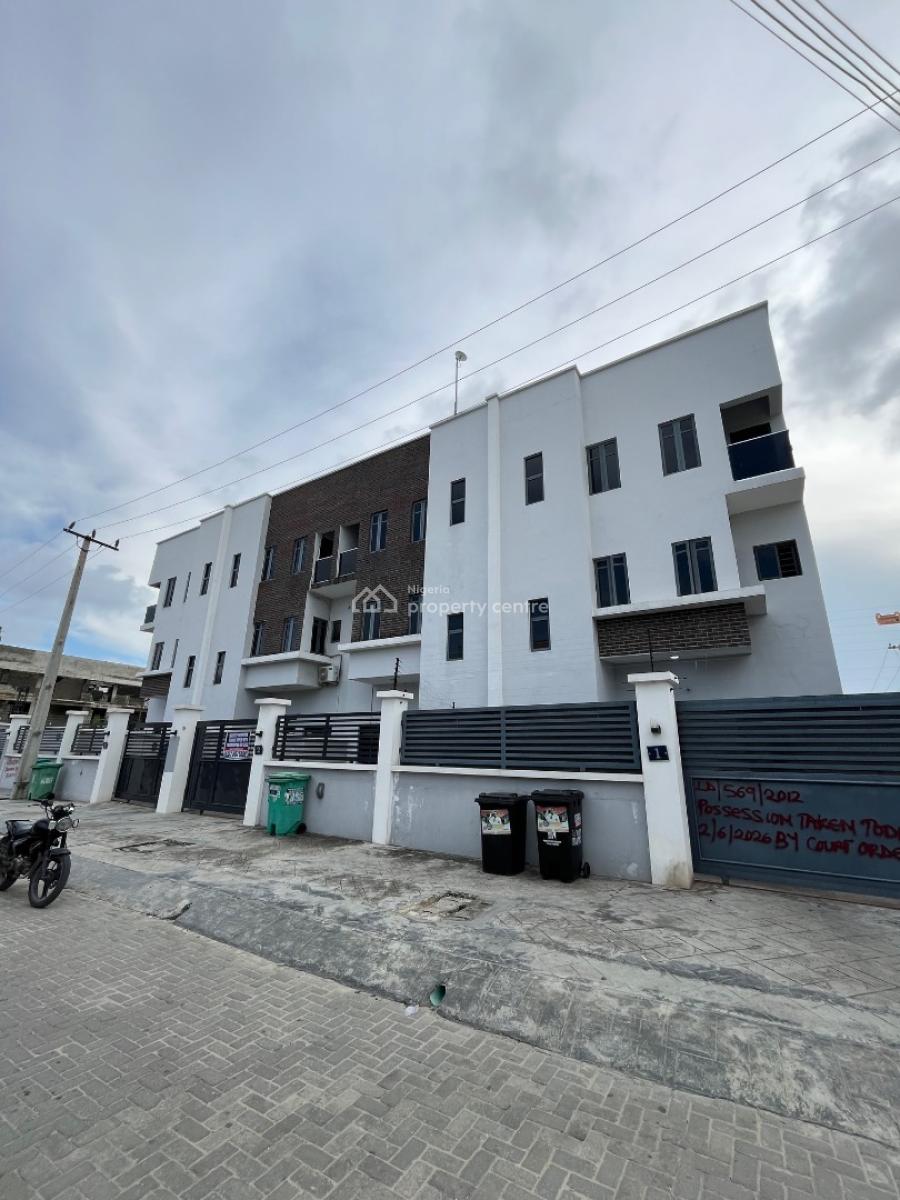 Newly Renovated Self Compound 4 Bedroom Terrace Duplex with Bq, Ilasan, Ikate, Lekki, Lagos, Terraced Duplex for Rent