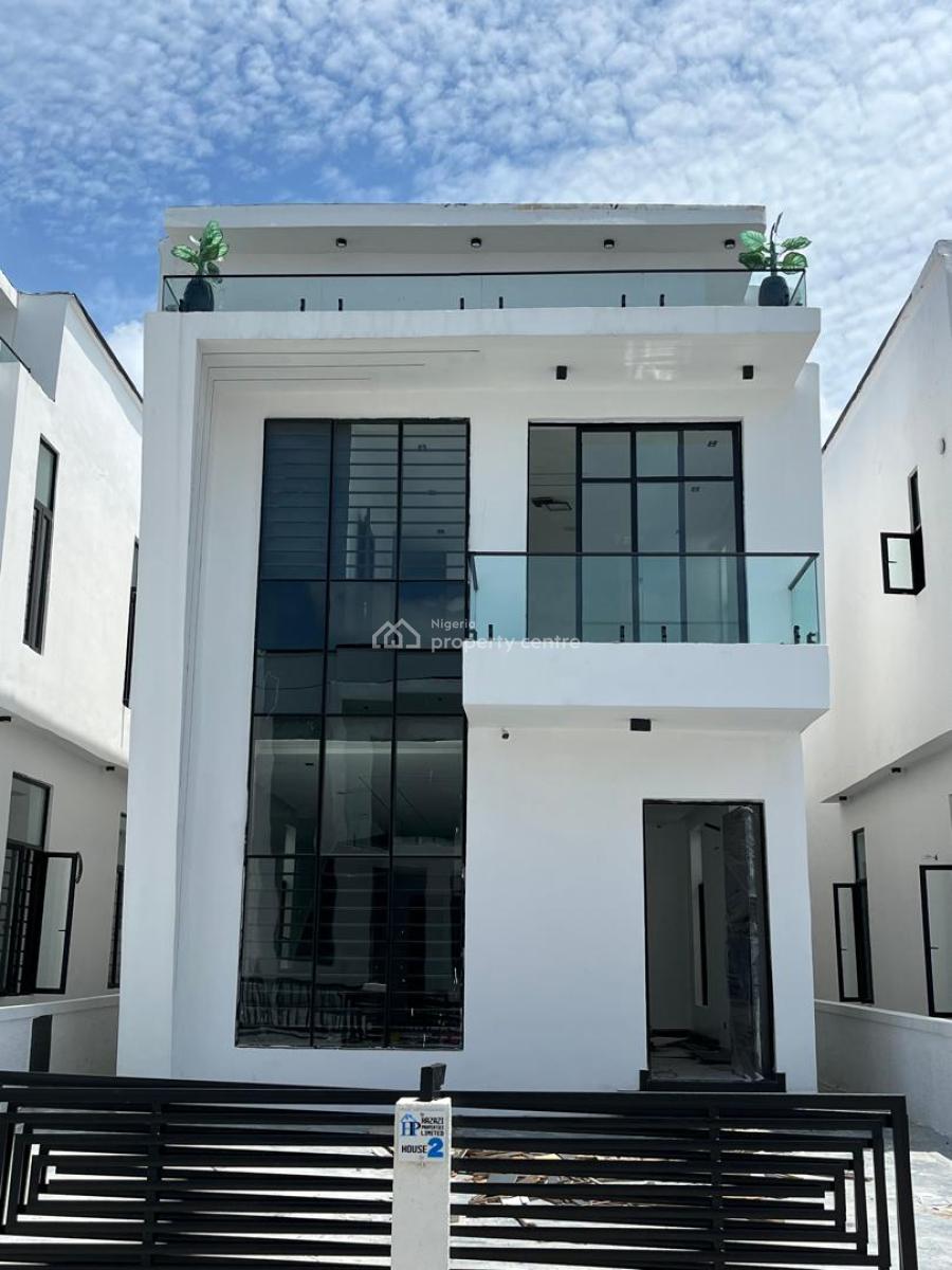 Luxury Newly 5 Fully Detached Duplex with Bq with Excellent Facility, Around Blenco, Sangotedo, Ajah, Lagos, Detached Duplex for Sale