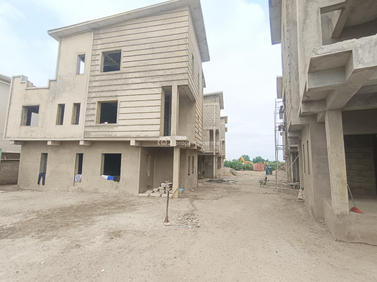 9 Units of 5-bedroom Detached Duplexes with Bq (roofed Carcass), Katampe Extension, Katampe, Abuja, Detached Duplex for Sale