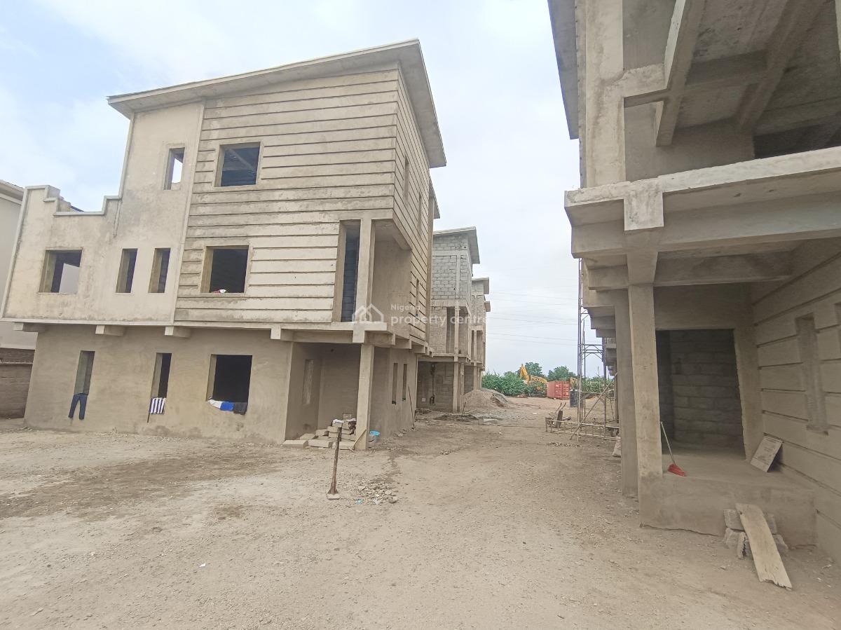 9 Units of 5-bedroom Detached Duplexes with Bq (roofed Carcass), Katampe Extension, Katampe, Abuja, Detached Duplex for Sale