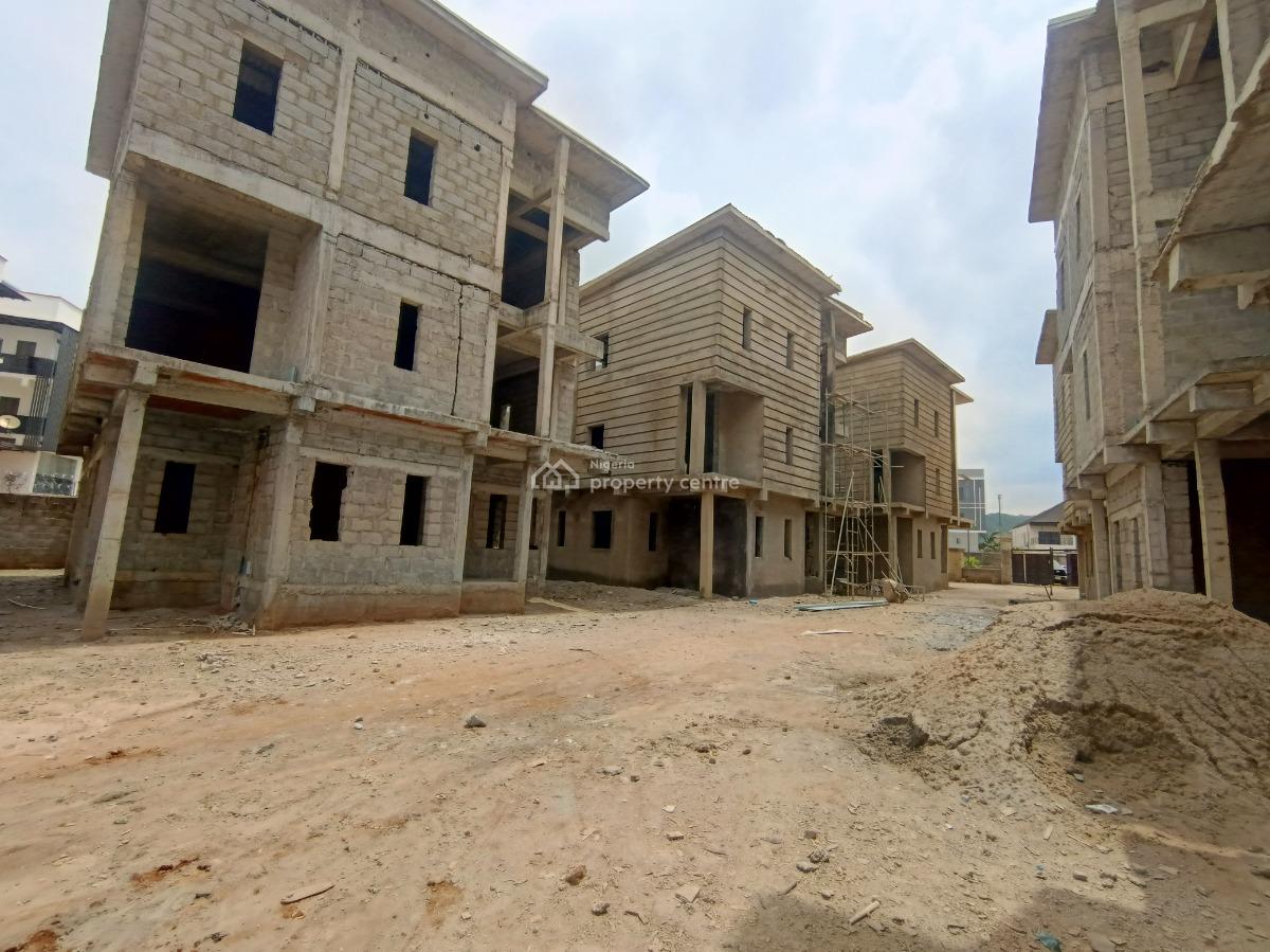 9 Units of 5-bedroom Detached Duplexes with Bq (roofed Carcass), Katampe Extension, Katampe, Abuja, Detached Duplex for Sale