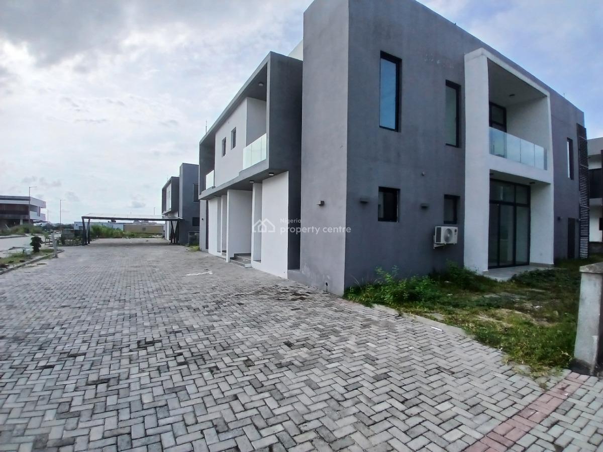 Luxuriously Built 5bedroom Duplex with Bq, Acs, Pool, Gym, Playground, Maiyegun Beach Estate, Facing The Coastal Road, Lekki, Lagos, Semi-detached Duplex for Rent