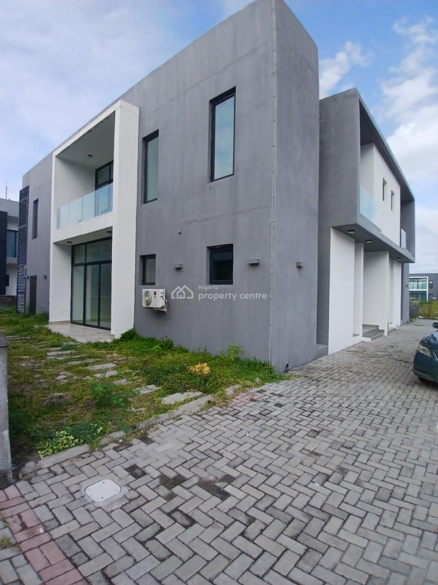 Luxuriously Built 5bedroom Duplex with Bq, Acs, Pool, Gym, Playground, Maiyegun Beach Estate, Facing The Coastal Road, Lekki, Lagos, Semi-detached Duplex for Rent