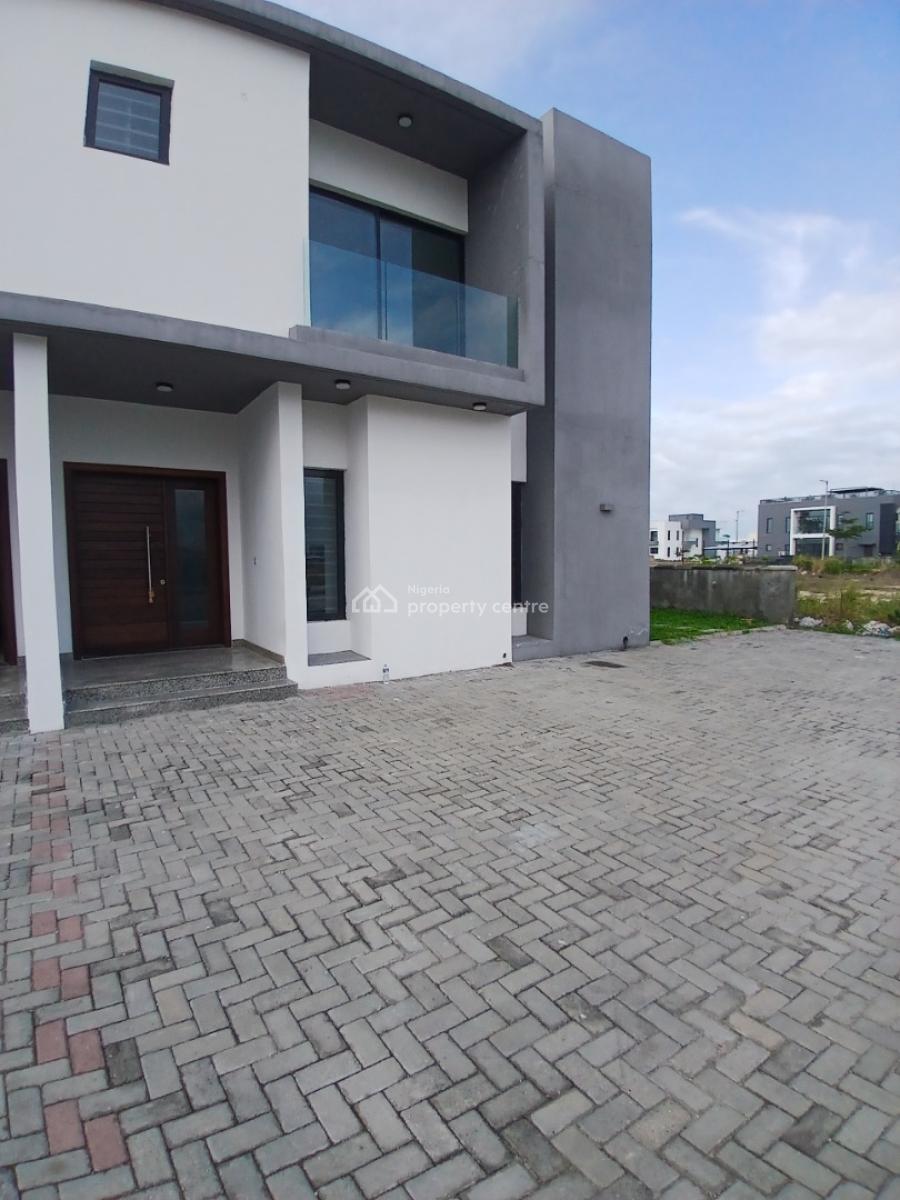 Luxuriously Built 5bedroom Duplex with Bq, Acs, Pool, Gym, Playground, Maiyegun Beach Estate, Facing The Coastal Road, Lekki, Lagos, Semi-detached Duplex for Rent