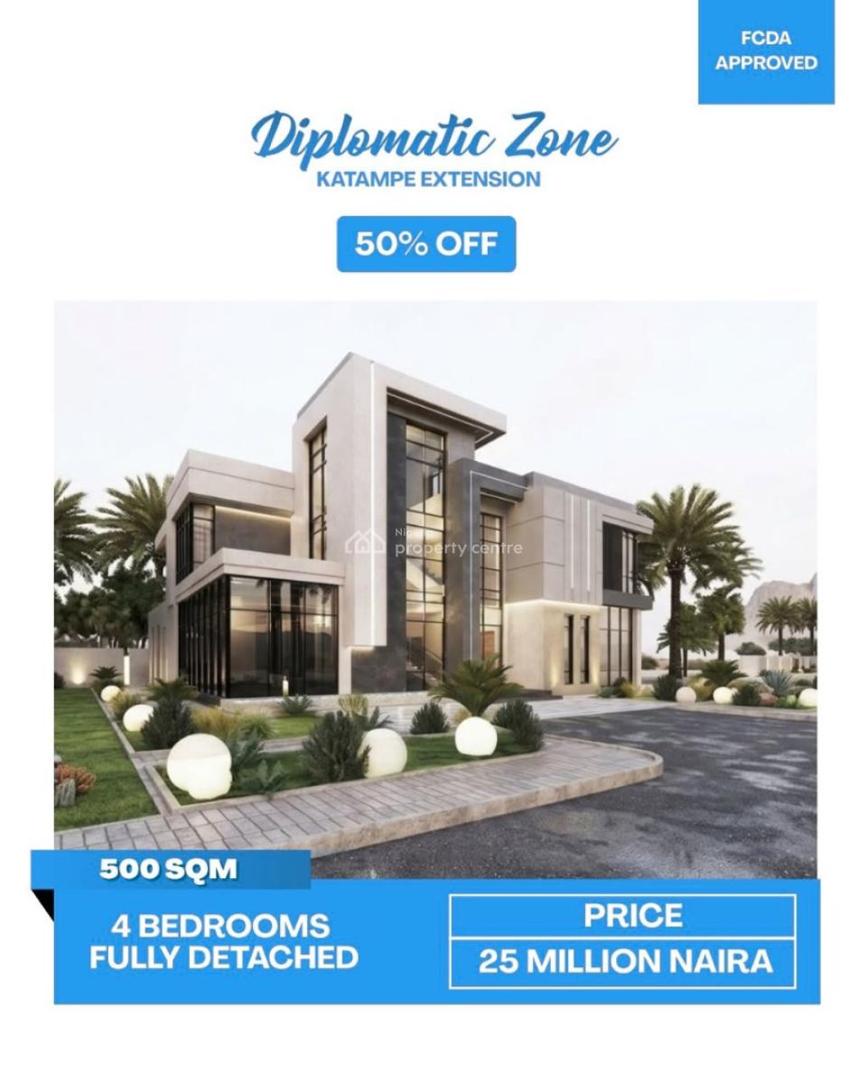 500 Sqm Land Is Available Now, Katampe Extension, Katampe, Abuja, Residential Land for Sale