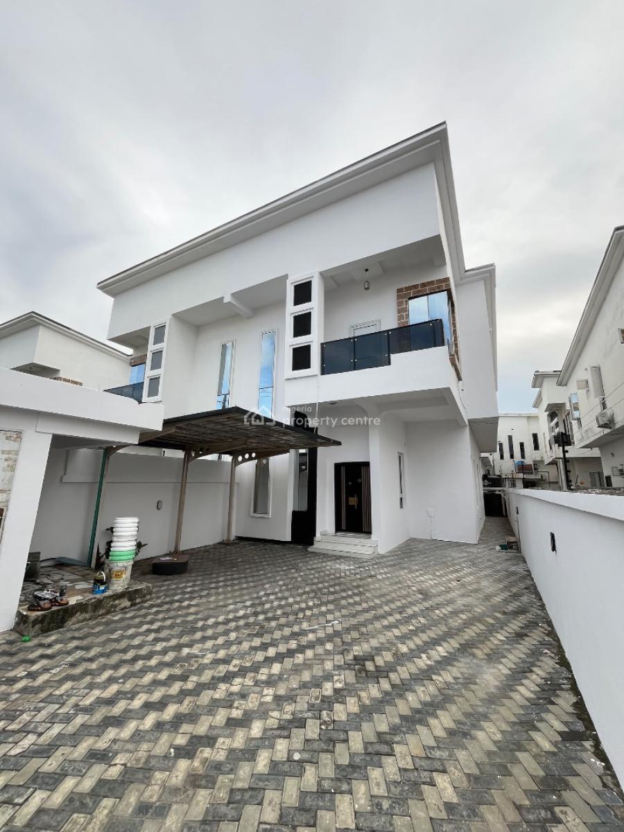 Massive 4 Bedroom Terrace Duplex with Bq in a Secured Estate, Osapa, Lekki, Lagos, Semi-detached Duplex for Rent