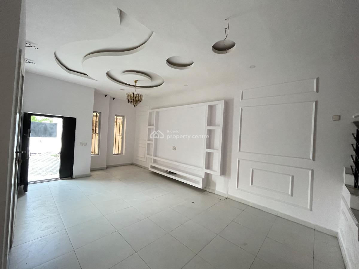 Massive 4 Bedroom Terrace Duplex with Bq in a Secured Estate, Osapa, Lekki, Lagos, Semi-detached Duplex for Rent