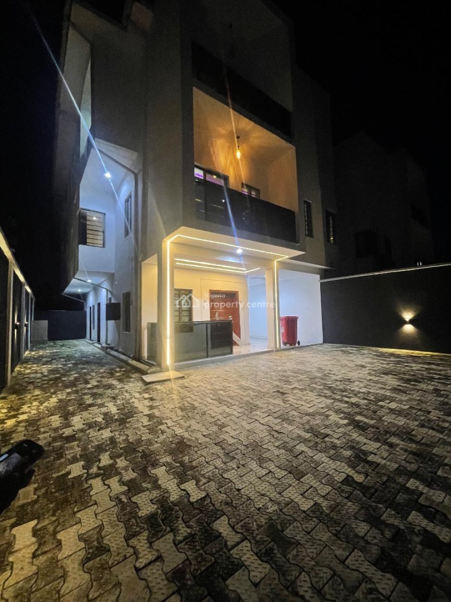 Brand New 4 Bedroom Duplex with 2 Stores and a Bq with Enough Space, Located at Abraham Adesanya,clean Road, 20hrs Nepa Light ,secured Esta, Ajah, Lagos, Detached Duplex for Rent