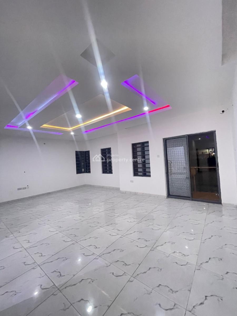 Brand New 4 Bedroom Duplex with 2 Stores and a Bq with Enough Space, Located at Abraham Adesanya,clean Road, 20hrs Nepa Light ,secured Esta, Ajah, Lagos, Detached Duplex for Rent