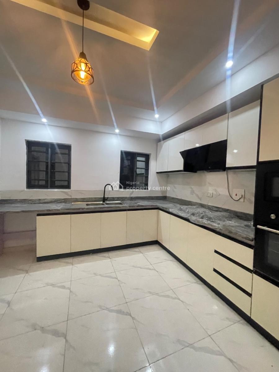 Brand New 4 Bedroom Duplex with 2 Stores and a Bq with Enough Space, Located at Abraham Adesanya,clean Road, 20hrs Nepa Light ,secured Esta, Ajah, Lagos, Detached Duplex for Rent