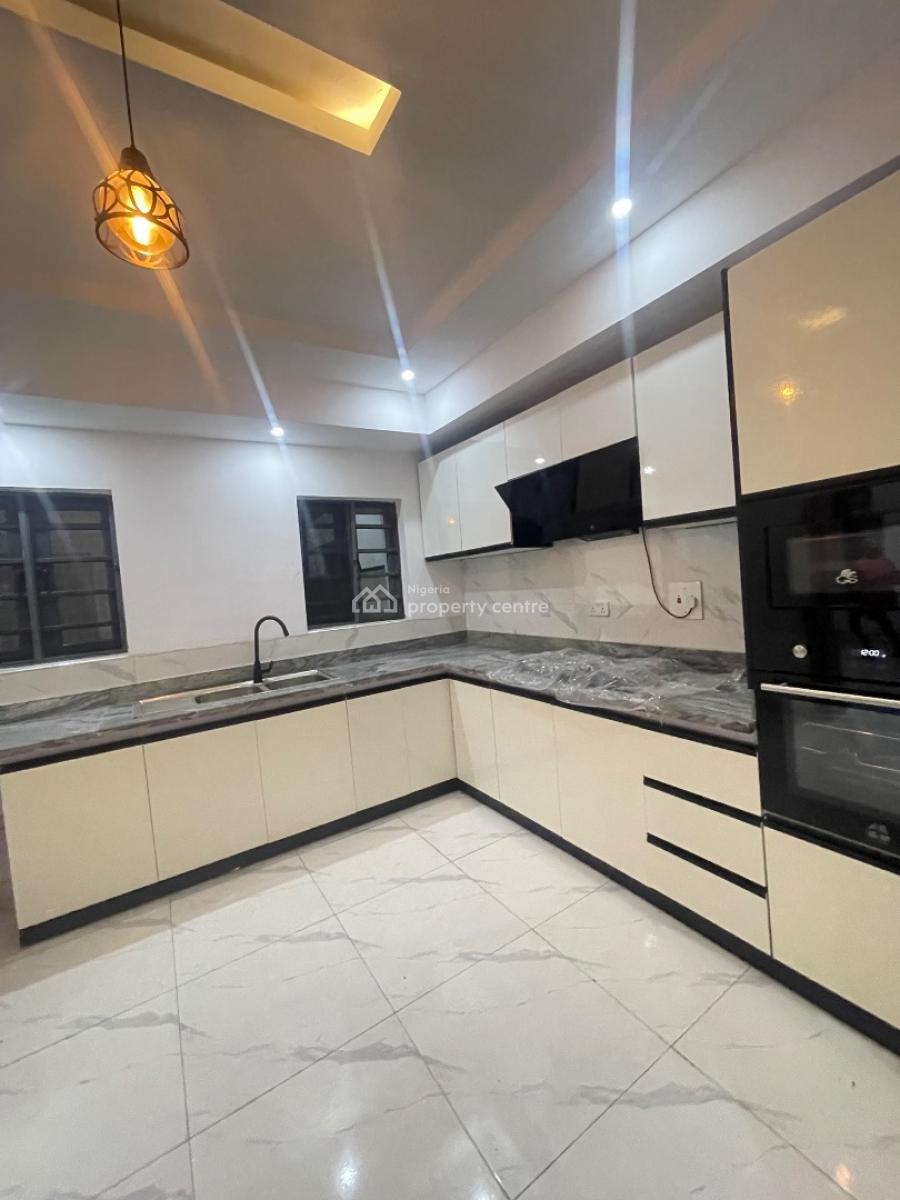 Brand New 4 Bedroom Duplex with 2 Stores and a Bq with Enough Space, Located at Abraham Adesanya,clean Road, 20hrs Nepa Light ,secured Esta, Ajah, Lagos, Detached Duplex for Rent