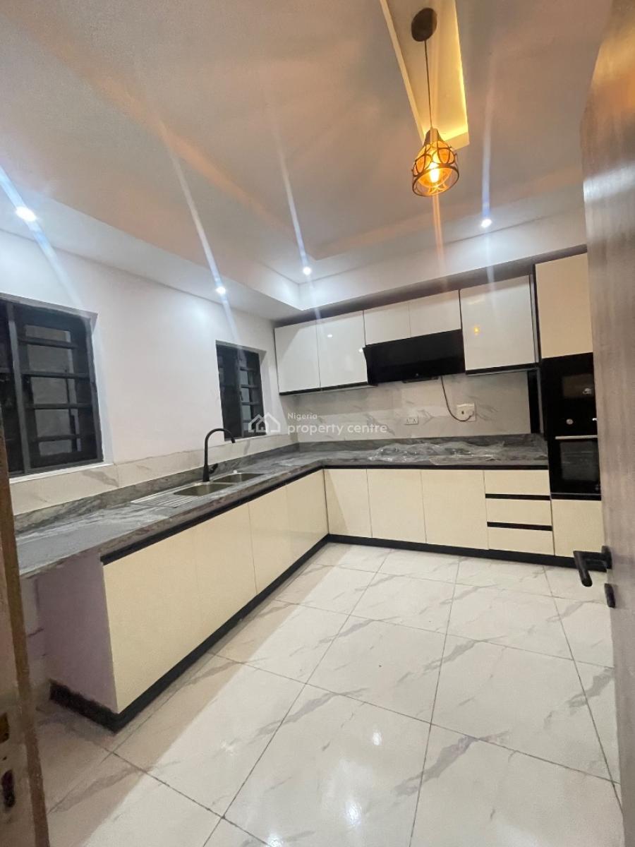 Brand New 4 Bedroom Duplex with 2 Stores and a Bq with Enough Space, Located at Abraham Adesanya,clean Road, 20hrs Nepa Light ,secured Esta, Ajah, Lagos, Detached Duplex for Rent