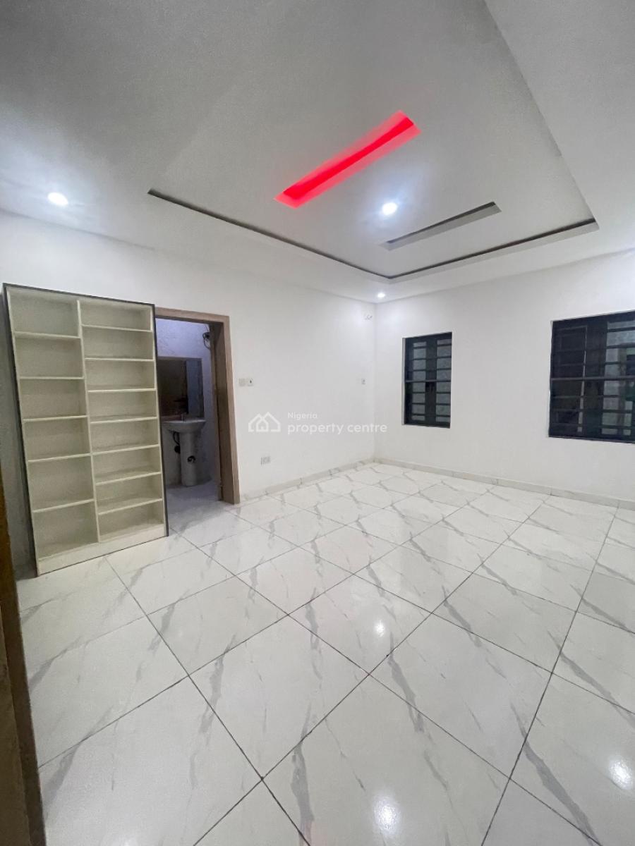 Brand New 4 Bedroom Duplex with 2 Stores and a Bq with Enough Space, Located at Abraham Adesanya,clean Road, 20hrs Nepa Light ,secured Esta, Ajah, Lagos, Detached Duplex for Rent
